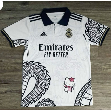 تيشيرت ريال ابيض هيلو كيتي 