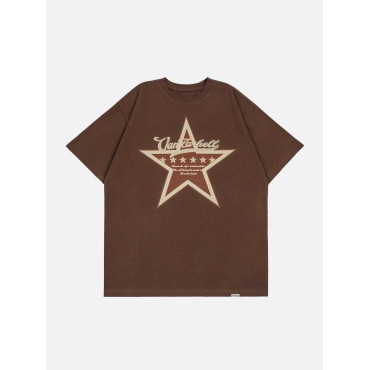 تيشرت نجمه بني