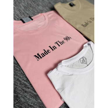 T-shirt made in 90 pink