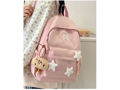 Pink stars backpack