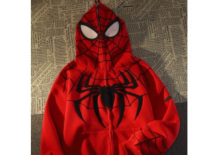 Red Spider-Man hoodie