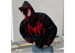 Black Spider-Man hoodie