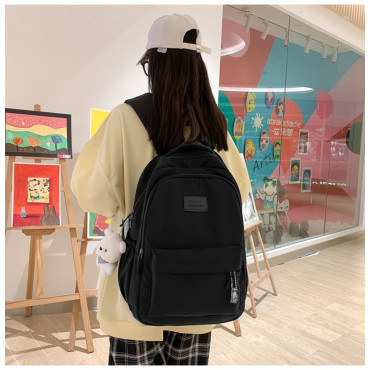 korean black back bag