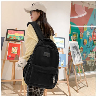 korean black back bag