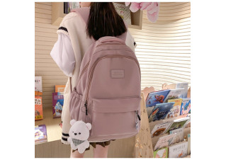 Korean pink Back Bag