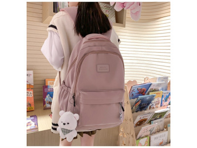 Korean pink Back Bag