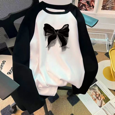 تيشرت ردان فراشة اسود